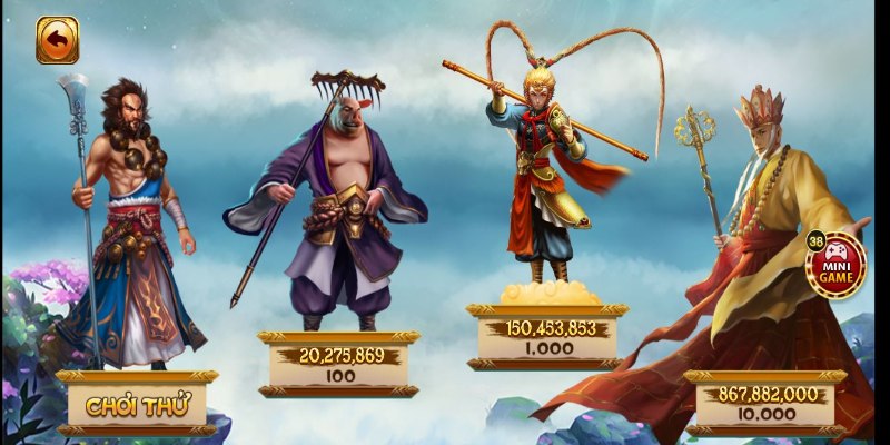 Nổ hũ tây du sống động